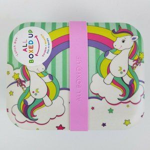 UNICORN Print Pink Cute Kid's Lunch Box Durable